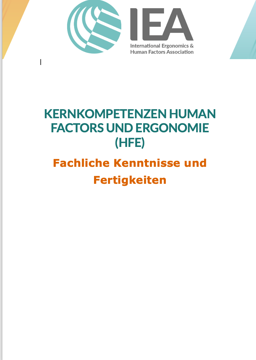 Translation of IEA Core Competencies into German